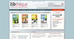 Desktop Screenshot of libtheque.fr